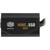 Cooler Master MWE BRONZE 550 V3 230V, PC-Netzteil schwarz, 2x PCIe, 550 Watt