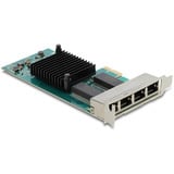 DeLOCK PCI Express x1 zu 4 x RJ45 Gigabit LAN i350, LAN-Adapter 