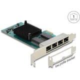 DeLOCK PCI Express x1 zu 4 x RJ45 Gigabit LAN i350, LAN-Adapter 