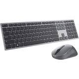 Dell Premier-Mehrgeräte-Wireless-Tastatur und -Maus (KM7321W), Desktop-Set titan/schwarz, DE-Layout, Scherenmechanik