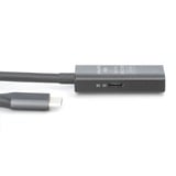 Digitus Aktives USB 3.2 Gen 1 Verlängerungskabel, USB-C Stecker > USB-A Buchse schwarz, 5 Meter, Repeater Kabel