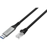 Digitus USB-A 3.2 Gen1 > RJ-45 Ethernet Kabel, 1Gbit/s, Adapter schwarz, 3 Meter, 10/100/1.000Mbit/s