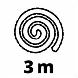 EINHELL Verlängerungsschlauch 36mm schwarz, 3 Meter