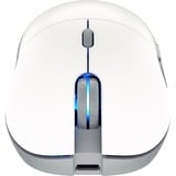 ENDORFY Gem Plus Wireless Onyx White, Gaming-Maus weiß/grau