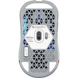 ENDORFY Gem Plus Wireless Onyx White, Gaming-Maus weiß/grau