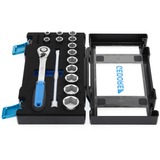 GEDORE Steckschlüssel-Satz 1/2", DMU-20, 15-teilig mit Umschaltknarre