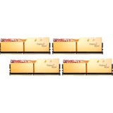 G.Skill DIMM 64 GB DDR4-3600 Quad-Kit, Arbeitsspeicher gold, F4-3600C14Q-64GTRGA, Trident Z Royal, XMP