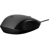 HP 150 Wired Mouse, Maus schwarz