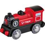 Hape Batteriebetriebene Lokomotive Nr. 1, Spielfahrzeug rot/schwarz