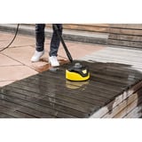Kärcher K 5 WCM Premium Home, Hochdruckreiniger gelb/schwarz, mit Dreckfräser, Schlauchtrommel und Flächenreiniger