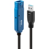 Lindy USB 3.0 Aktivverlängerungskabel Pro schwarz, 10 Meter