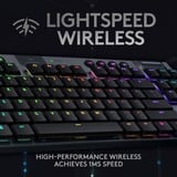 Logitech G915 TKL, Gaming-Tastatur schwarz, DE-Layout, GL Tactile, LIGHTSPEED