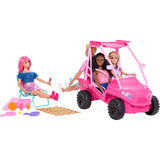 Mattel Barbie Mysteries Beach Detectives Ultimativer Strand-Buggy, Spielfahrzeug 