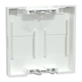 Merten Zentralplatte zweifach mit Anschlussklemmen und Beschriftungsfeld für Modular Jack weiß (glänzend), Retail