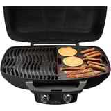 Napoleon TRAVELQ PRO285 Set, Gasgrill schwarz, inkl. Grillplatte, Warmhalter, Haube