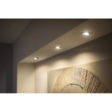Philips Hue White Ambiance Milliskin Einbauspot 3er-Pack, LED-Leuchte silber