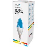 Rademacher addZ White + Colour E14 LED, LED-Lampe ersetzt 40 Watt