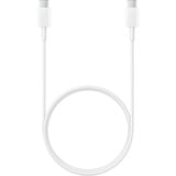 SAMSUNG USB 2.0 Kabel, USB-C Stecker > USB-C Stecker weiß, 1 Meter, Laden mit bis zu 60 Watt