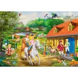 Schmidt Spiele Thomas Kinkade Studios: Bibi & Tina – Spaß auf dem Martinshof, Puzzle 1000 Teile