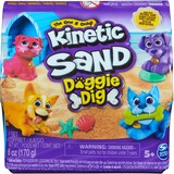 Spin Master Kinetic Sand - Hunde Häuschen, Spielsand 170 Gramm Sand