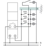 Theben Treppenlicht-Zeitschalter ELPA 8, Zeitschaltuhr Elektromechanisch