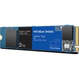WD Blue SN550 2 TB, SSD blau, PCIe 3.0 x4, NVMe, M.2 2280