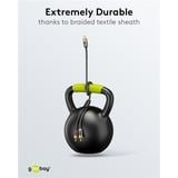 goobay Plus Cinch Y-Kabel                                                                                                                                                                                                                schwarz/silber, 5 Meter