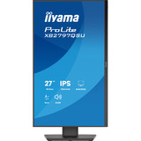 iiyama ProLite XB2797QSU-B1, LED-Monitor 68.5 cm (27 Zoll), schwarz (matt), QHD, IPS, HDMI, DP, USB-Hub, Ergonomischer Standfuß