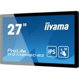 iiyama TF2738MSC-B2, LED-Monitor 68.6 cm (27 Zoll), schwarz, FullHD, IPS, Touchscreen, HDMI