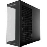 ARCTIC Xtender VG , Tower-Gehäuse schwarz, Tempered Glass x 2, Klar-Glas