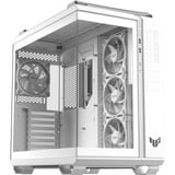 ASUS TUF GAMING GT502 HORIZON ARGB , Tower-Gehäuse weiß, Tempered Glass x 2