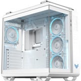 ASUS TUF GAMING GT502 HORIZON ARGB , Tower-Gehäuse weiß, Tempered Glass x 2