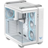 ASUS TUF GAMING GT502 HORIZON ARGB , Tower-Gehäuse weiß, Tempered Glass x 2