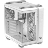 ASUS TUF GAMING GT502 HORIZON ARGB , Tower-Gehäuse weiß, Tempered Glass x 2