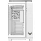 ASUS TUF GAMING GT502 HORIZON ARGB , Tower-Gehäuse weiß, Tempered Glass x 2
