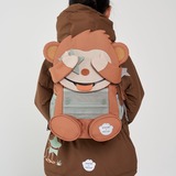 Affenzahn Großer Freund Mini A Ture Affenzahn, Rucksack braun, mit Mini A Ture-Stern