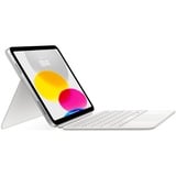 Apple Magic Keyboard Folio für iPad (10. Generation), Tastatur weiß, UK-Layout, Scherenmechanik