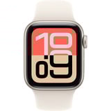 Apple Watch SE 3, Smartwatch silber, Aluminium, 40 mm, Sportarmband polarstern S/M, Cellular