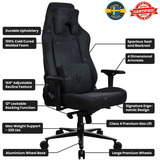 Arozzi Vernazza Supersoft XL, Gaming-Stuhl schwarz, Pure Black