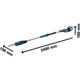 Bosch Akku-Teleskop-Hochentaster GKE 18V-25 TP Professional solo, Kettensäge blau, ohne Akku und Ladegerät