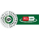 Bosch Heimwerken & Garten Akku-Bohrschrauber EasyDrill 18V-40 grün/schwarz, Li-Ionen Akku 2,0Ah, Koffer, POWER FOR ALL ALLIANCE