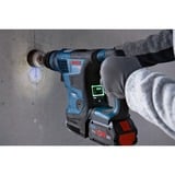 Bosch Professional Akku-Bohrhammer GBH 18V-34 CF Professional blau/schwarz, 2x Akku ProCORE18V 8,0Ah, Bluetooth Modul, Koffer