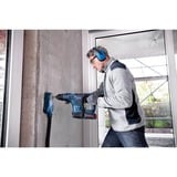 Bosch Professional Akku-Bohrhammer GBH 18V-34 CF Professional blau/schwarz, 2x Akku ProCORE18V 8,0Ah, Bluetooth Modul, Koffer