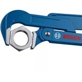 Bosch Professional Sanitär-Eckrohrzange 90° Professional 420mm, Rohr- / Wasserpumpen-Zange blau, Greifbackenposition 90°