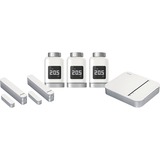 Bosch Smart Home Aktionspaket "Smartes Heizen II", Set 3x Heizkörper-Thermostat II, 2x Tür-/Fensterkontakt, Smart Home Controller