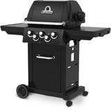 Broil King Gasgrill Royal 390 Shadow schwarz, mit Seiten- und Heckbrenner
