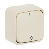 Busch-Jaeger Ausschalter zwei polig weiß, Retail