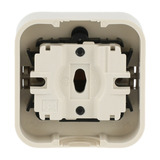 Busch-Jaeger Ausschalter zwei polig weiß, Retail