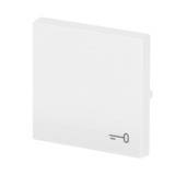 Busch-Jaeger Wippe mit Aufdruck weiß, Retail