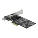 DeLOCK PCI Express x2 Karte auf 2 x RJ45 2,5 Gigabit LAN RTL8125, LAN-Adapter 